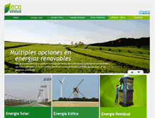 Tablet Screenshot of ecoinnova.com.ar